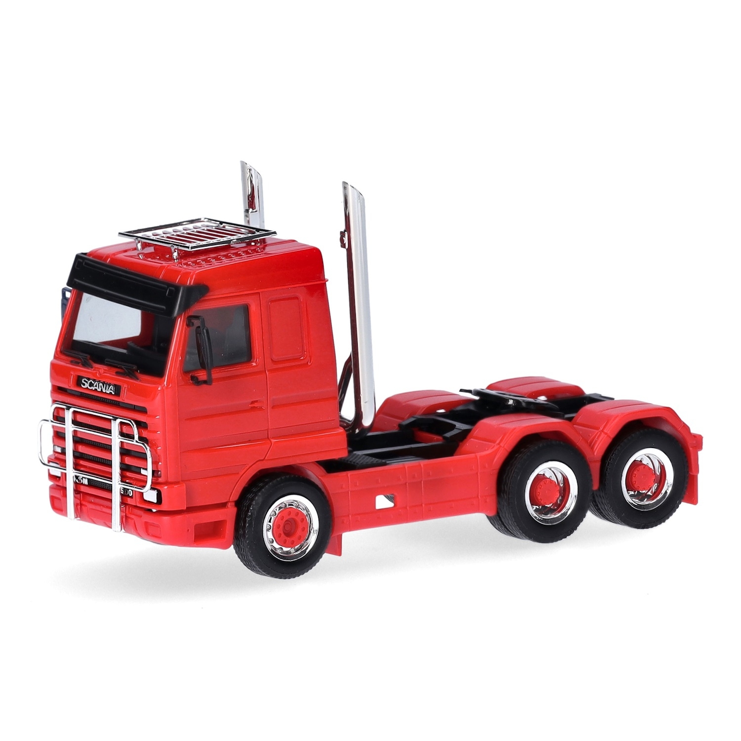 316743 - Herpa - Scania 143 Streamline 6x4 Zugmaschine mit Chrompaket, rot