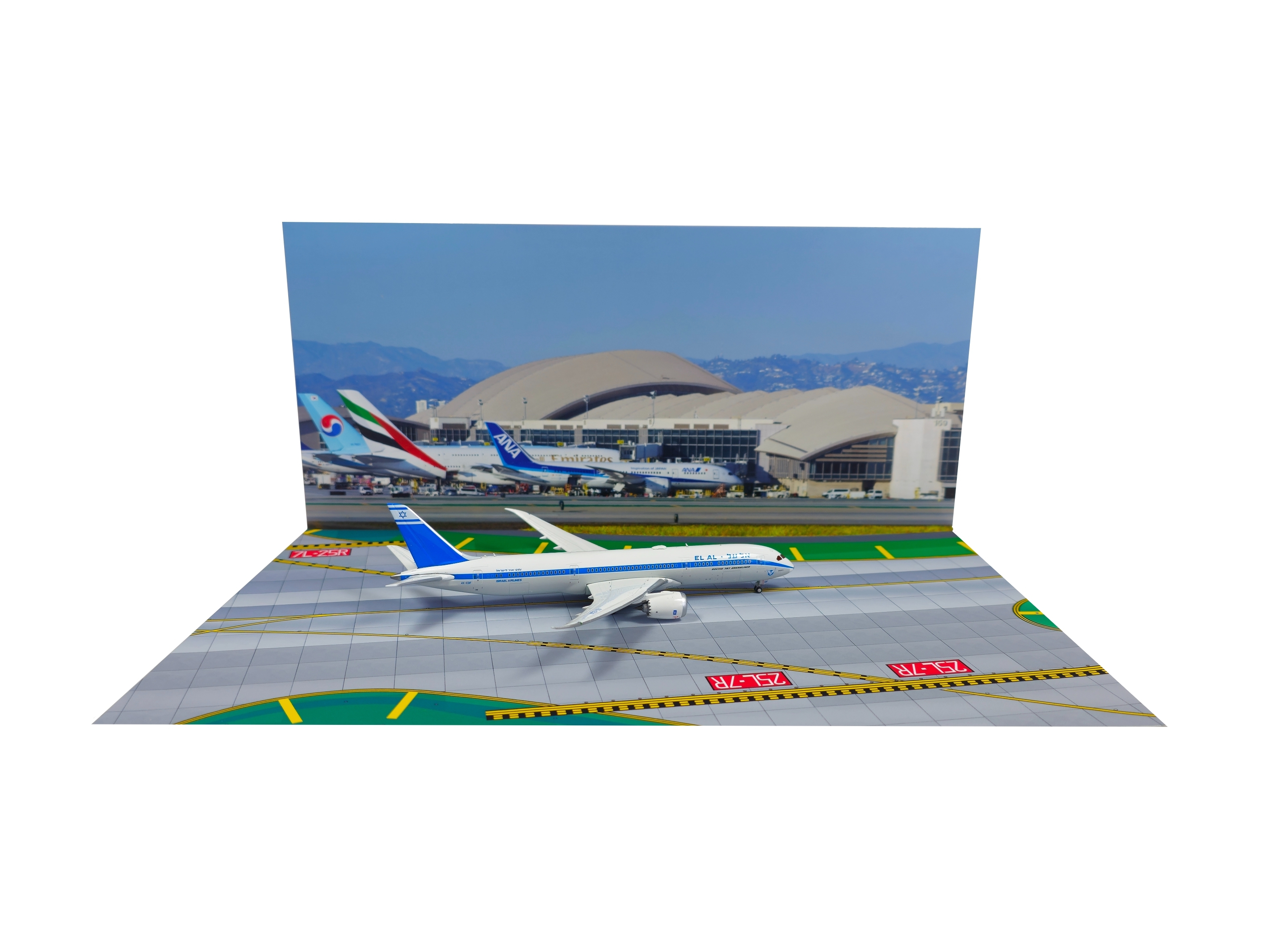 LAX001 - A4 Airports - Los Angeles International Airport LAX Airport Codes- cardboard set