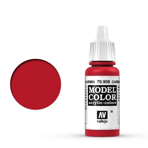 VA70908 - Vallejo - MODEL COLOR - CARMINE RED 17ml