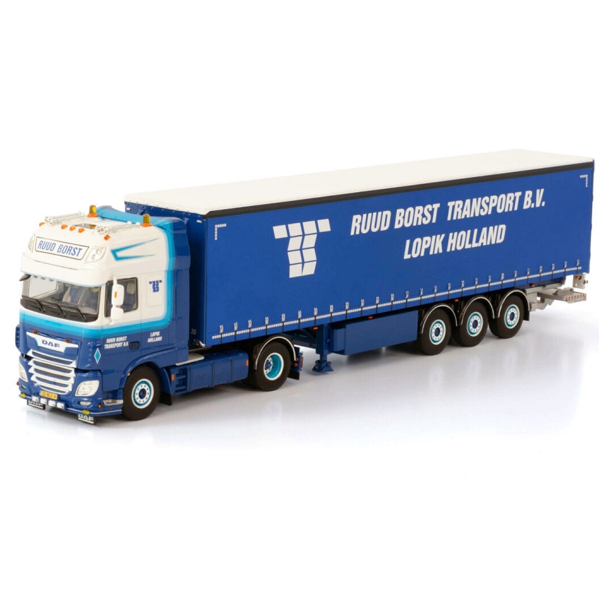 01-3653 - WSI - DAF XF SSC 4x2 with curtainside trailer - Ruud Borst Transport BV - NL -