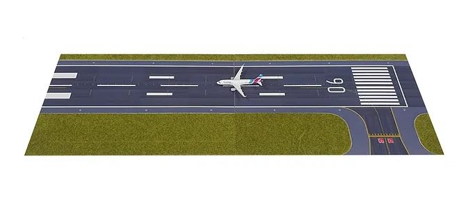 522111 - A4 Airports - Runway 24/06 Threshold - Kartonbausatz 2x A4