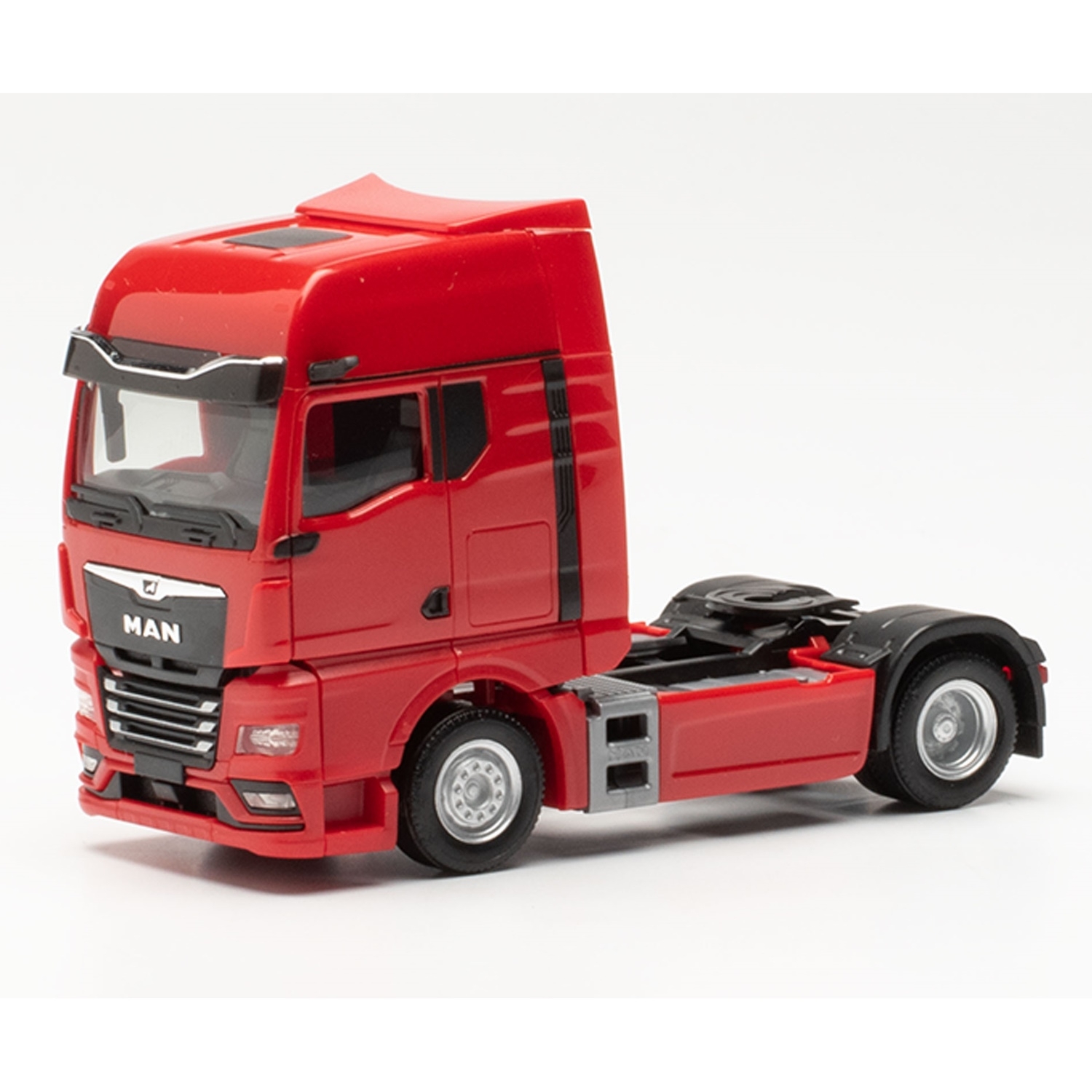 315869 - Herpa - MAN TGX GX 4x2 Zugmaschine mit Optiview Spiegelkameras, rot