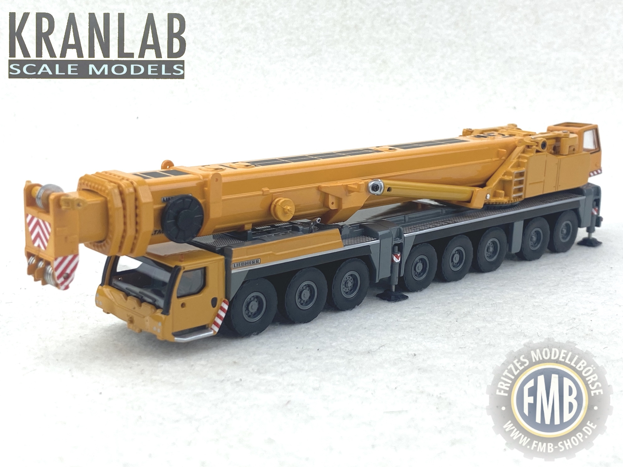 KR5003 - Kranlab - Liebherr LTM 1500-8.1 Mobilkran, gelb