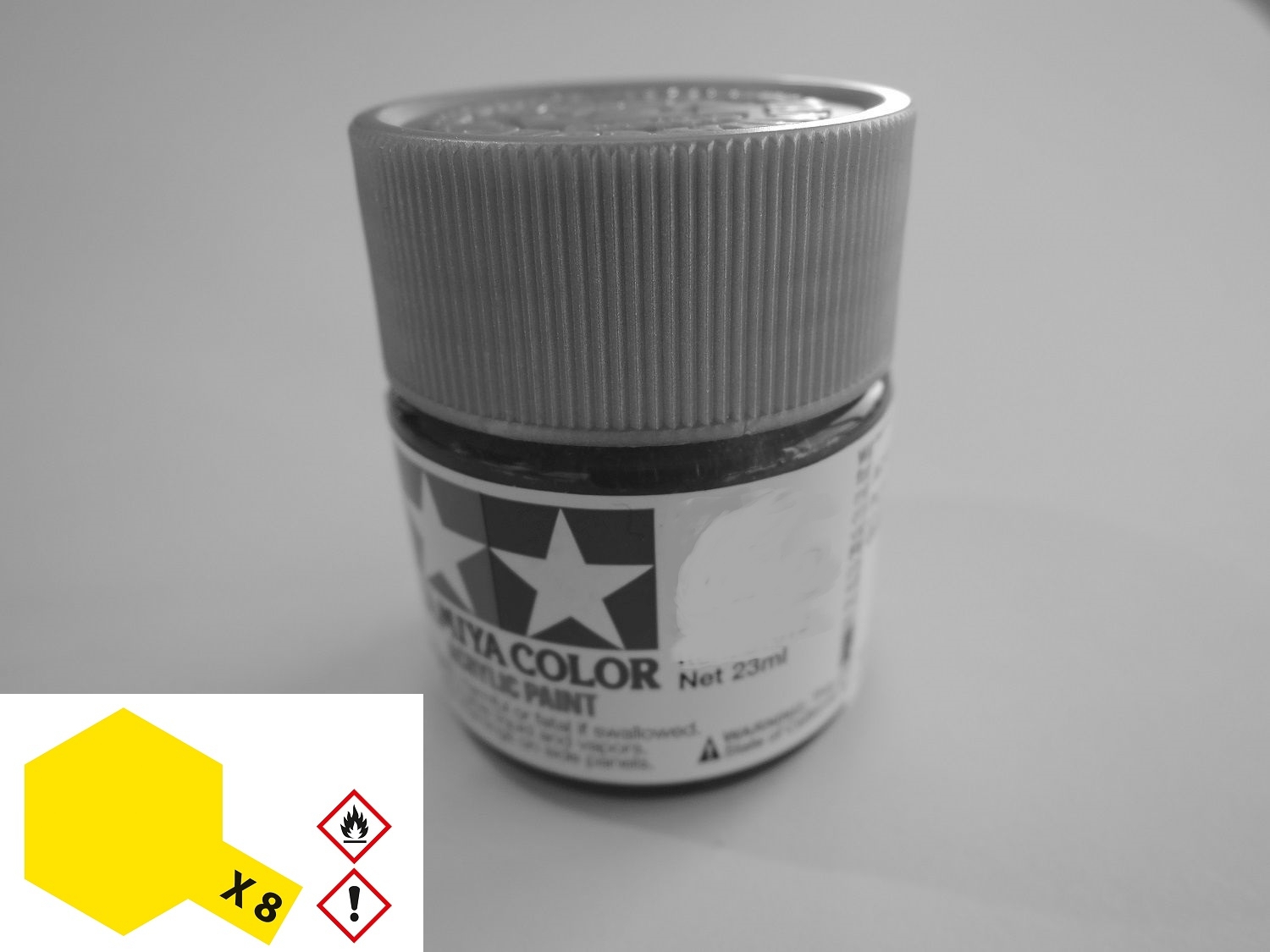 81008 - Tamiya - Acrylfarbe 23ml, zitronen-gelb glänzend X-8