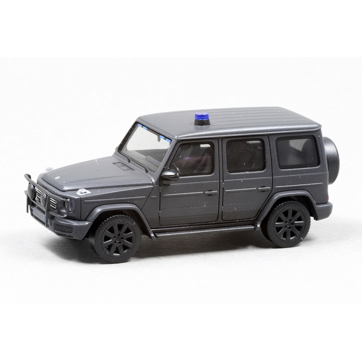 957168 - Herpa - Mercedes-Benz G-Klasse Zivil-Funkstreifenwagen "Polizei SEK" matt grau