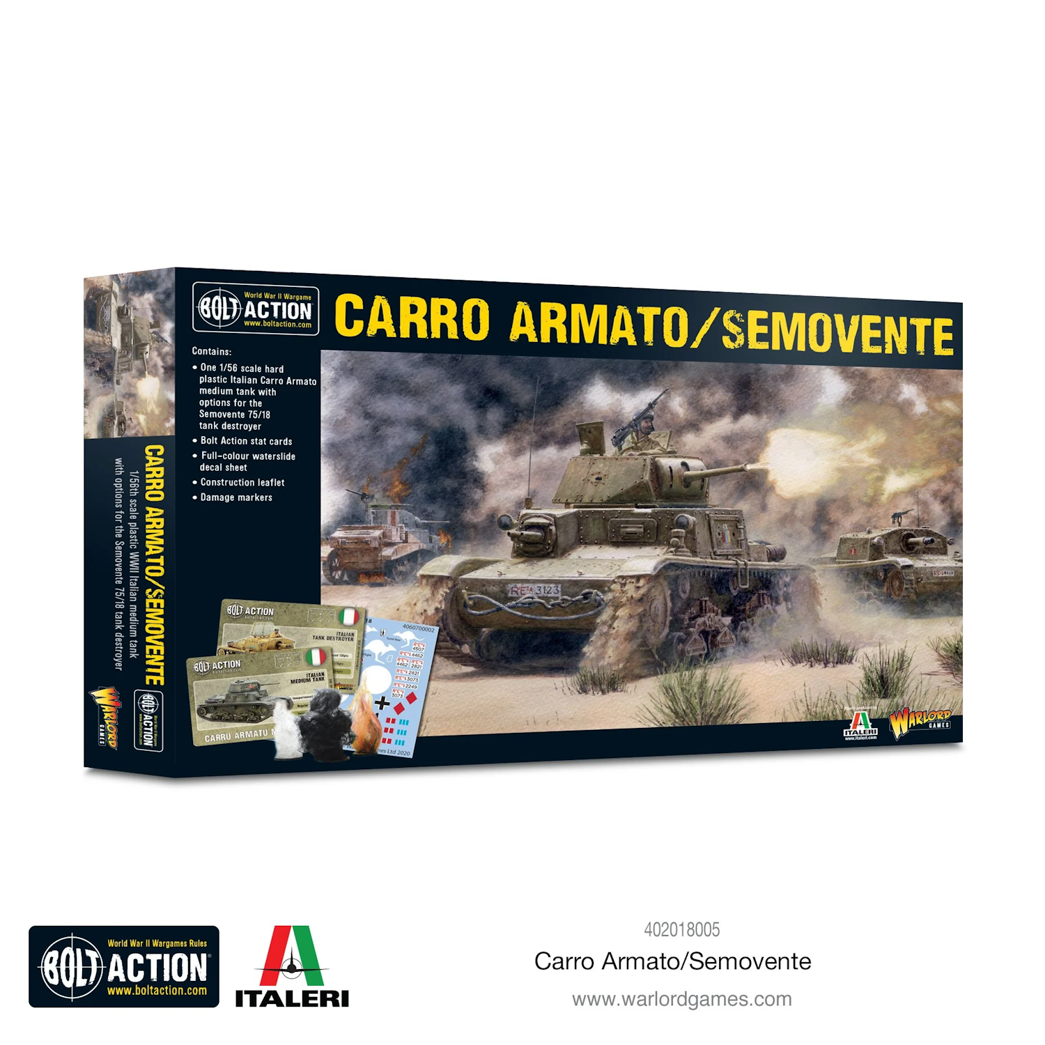 402018005 - Bolt Action - Italian - battle tank Carro Armato - Semovente