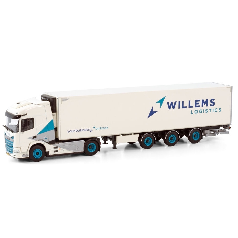 01-4034 - WSI - DAF XF SH 4x2 mit 3achs Kühlauflieger - Willems Logistics - NL -