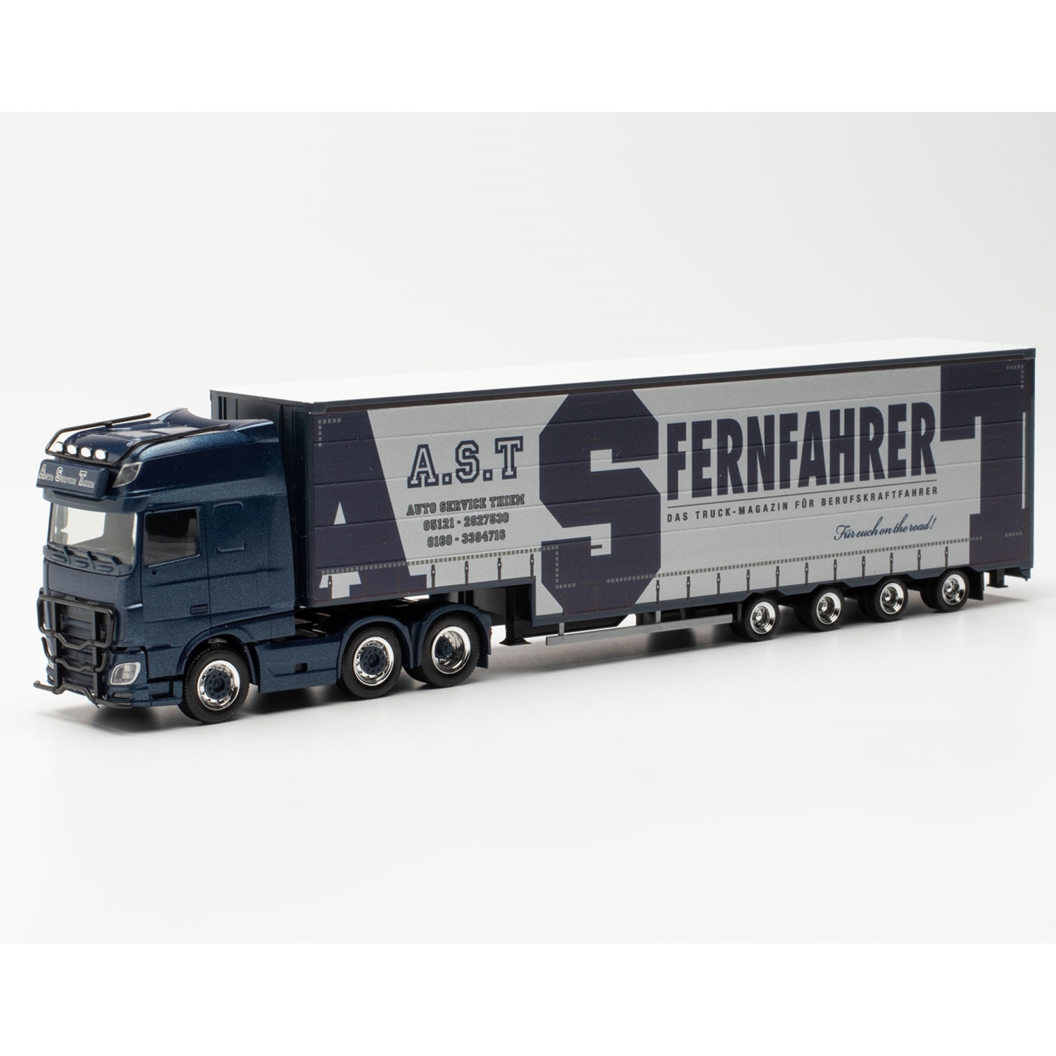 314381 - Herpa - DAF XF SSC Euro6 6x2  Volumen-Sattelzug "A.S.T. / Fernfahrer"