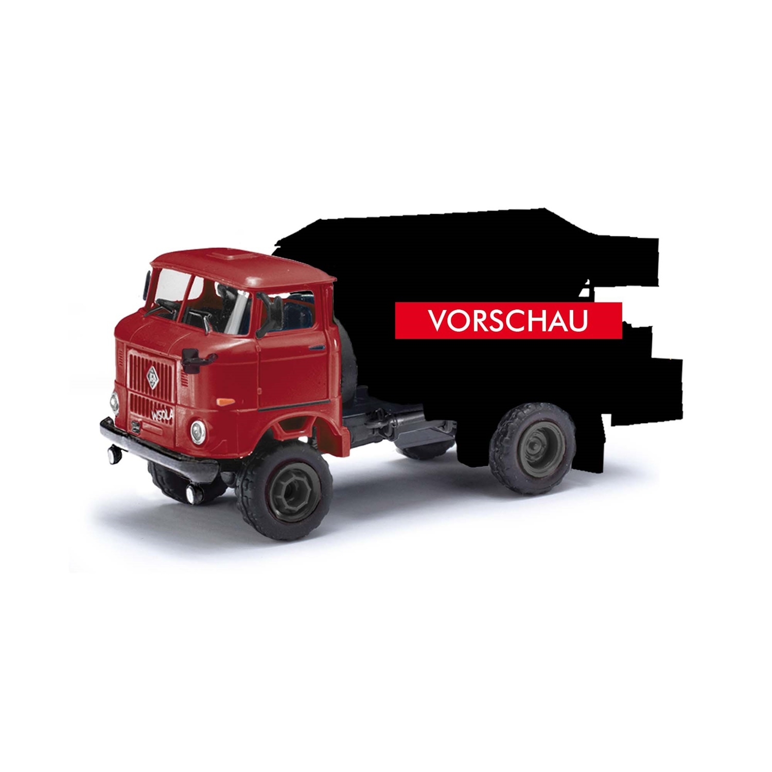 95285 - Busch/Espewe - IFA W50 LA LKW mit D035 Streuaufsatz, rot