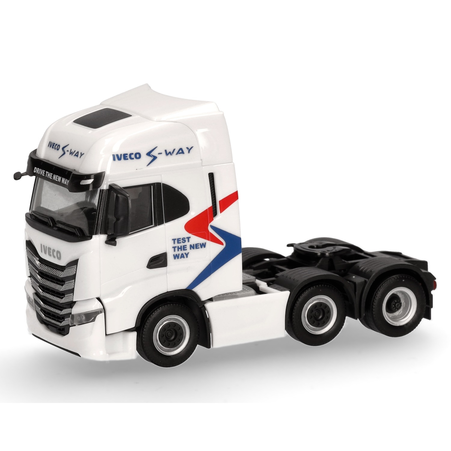 317115 - Herpa - Iveco S-Way AS 6x2 truck tractor "Test the new Way"