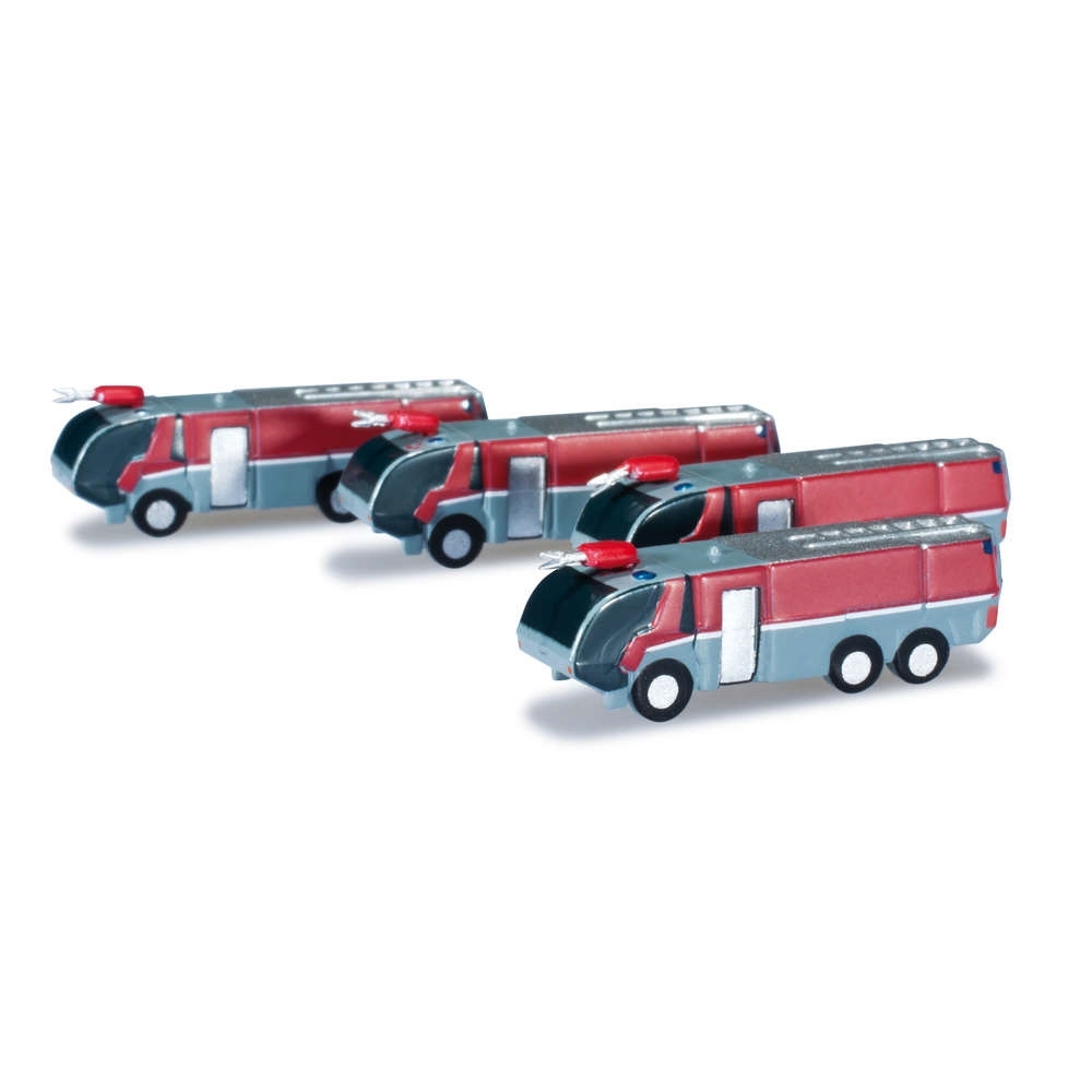 520867 - Herpa Wings - Rosenbauer Flugfeld-Löschfahrzeuge - 4 Stück