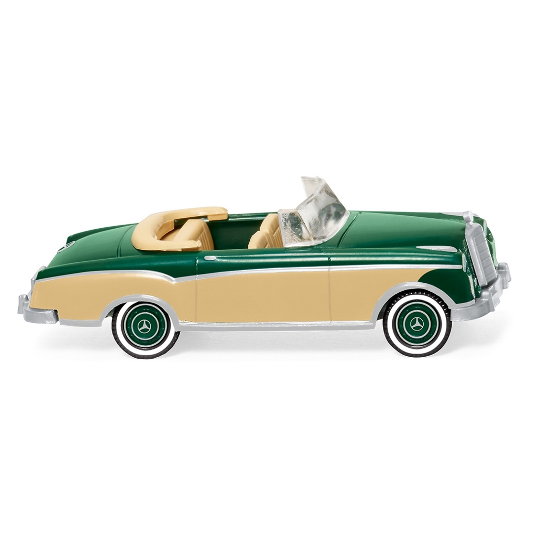 014302 - Wiking - Mercedes-Benz 220 S Cabrio (1958-60), green