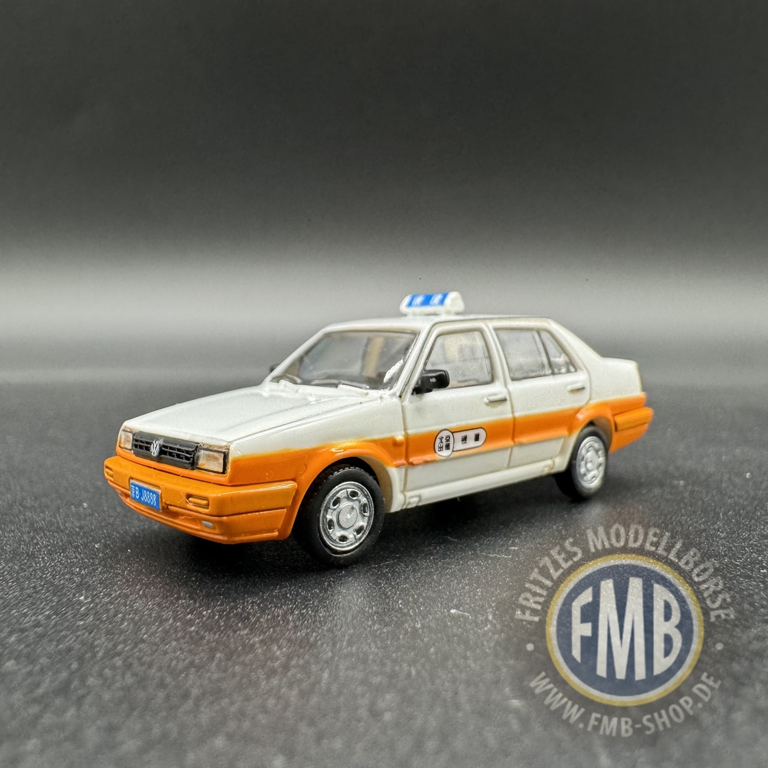 62988 - Micro City 87 - FAW Jetta II white/yellow - Taxi Bejing - CHN