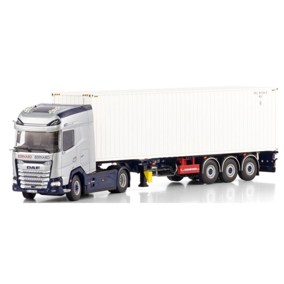 01-4372 - WSI - DAF XG+ 4x2 Containerauflieger 3achs + 40ft Container - Bernard et Bernard -F -