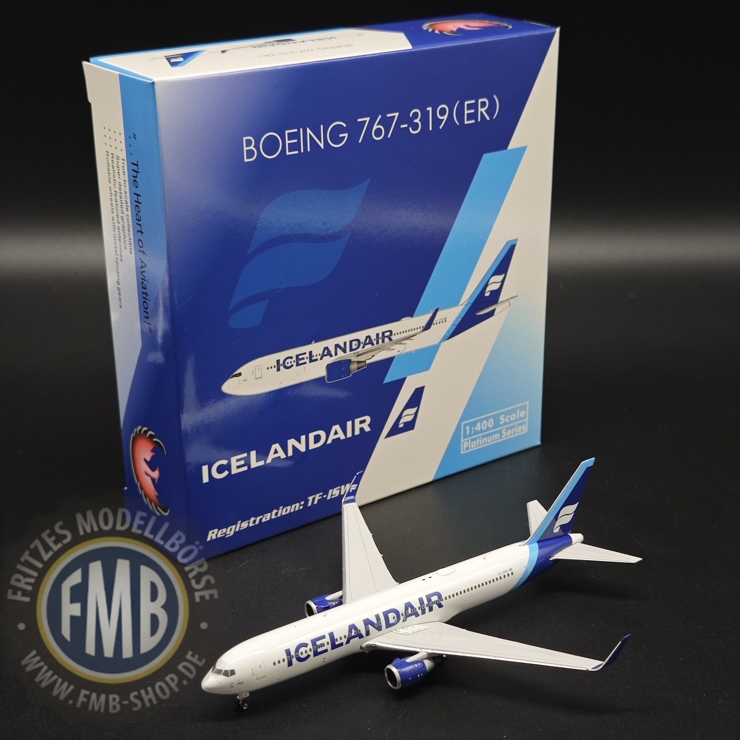 11910 - Phoenix Models - Icelandair "Boreal Blue" Boeing 767-300ER -TF-ISW -