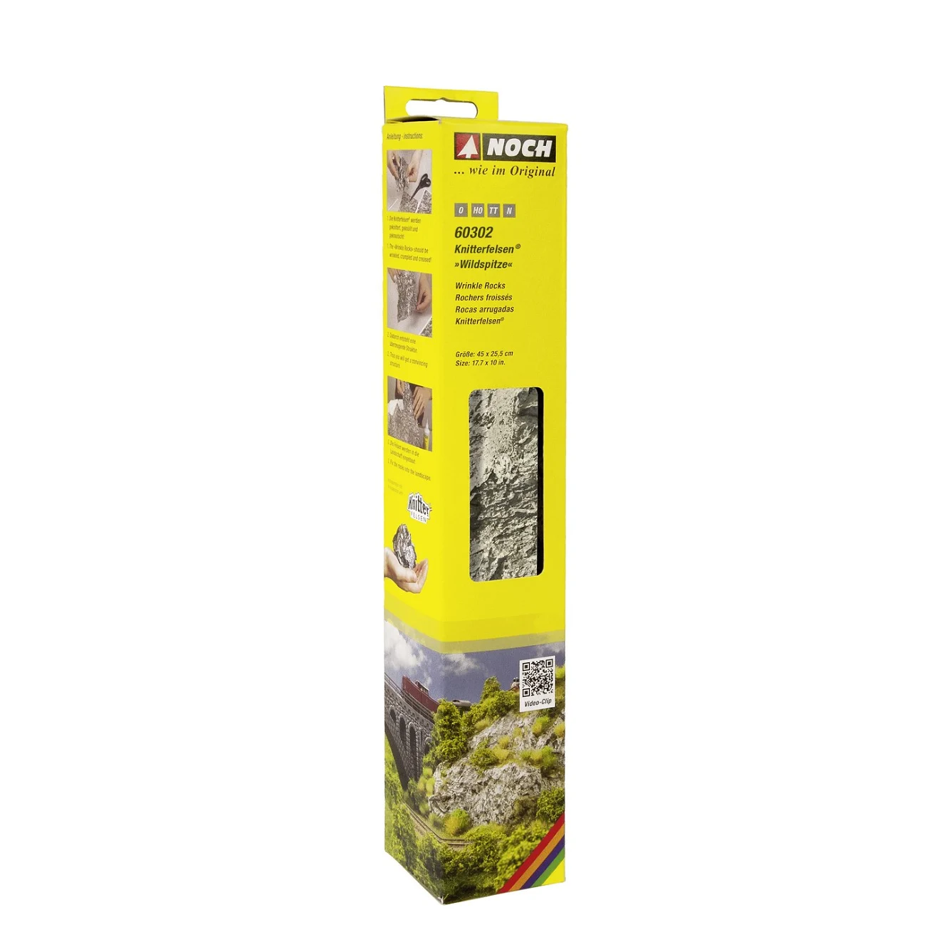 60302 - NOCH - Wrinkle Rocks - Wildspitze - 45 x 25,5 cm