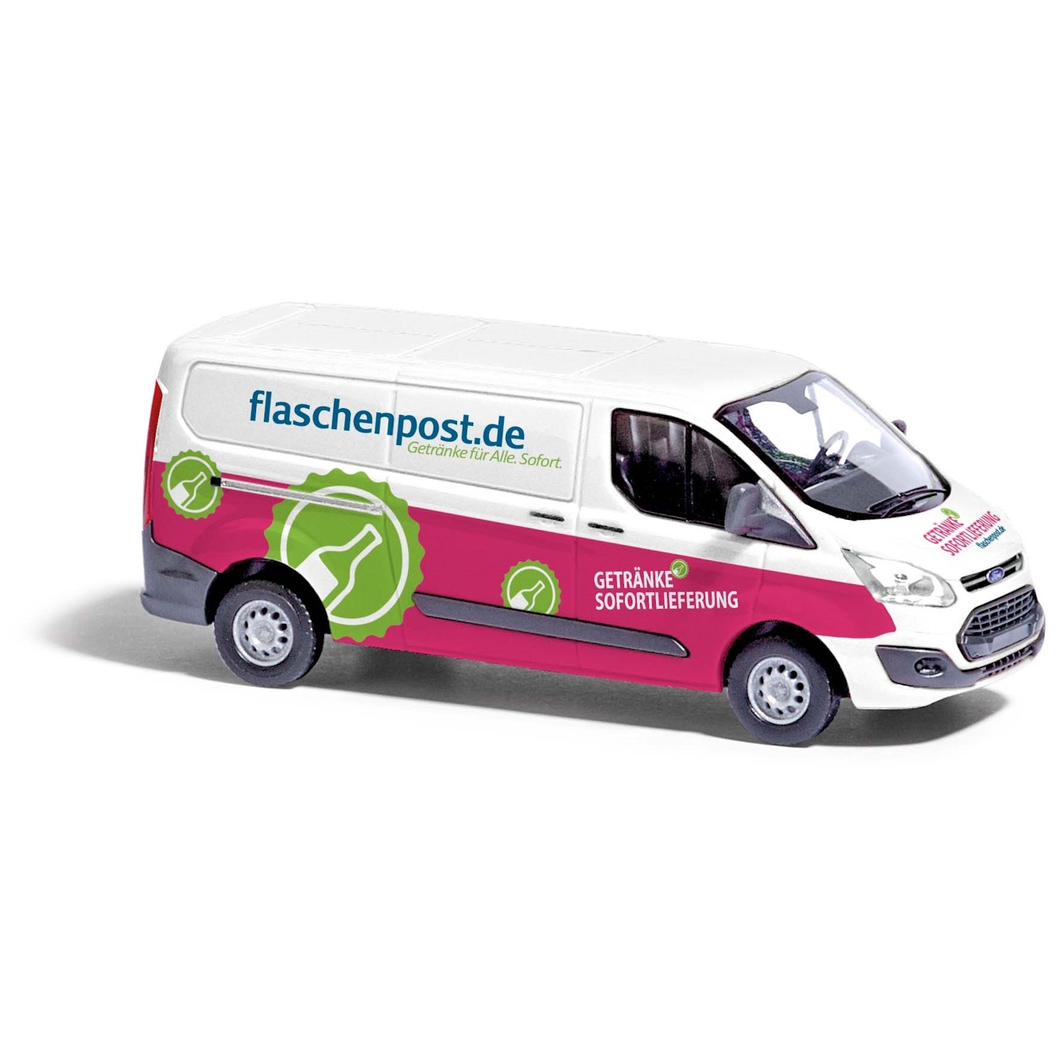 52437 - Busch - Ford Transit Custom `12 Kasten "Flaschenpost"