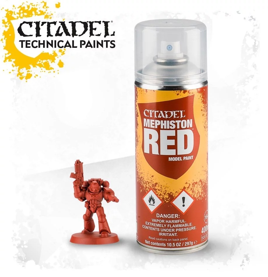 62-15 - CITADEL -  SPRAYS Mephiston Red 400ml - primer