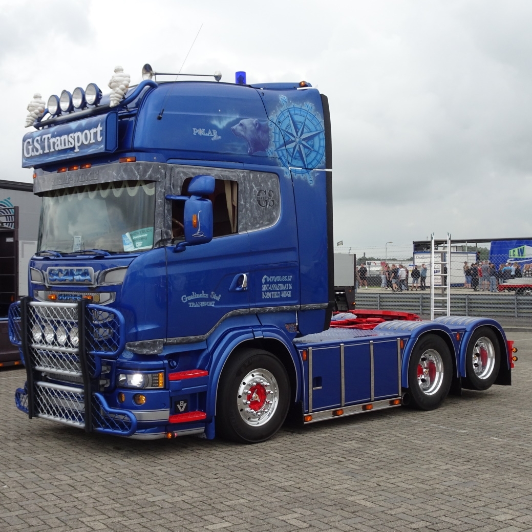 86026 - Tekno - Scania R-serie Streamline 6x2 truck tractor 3axle  - G.S. Transport - B -