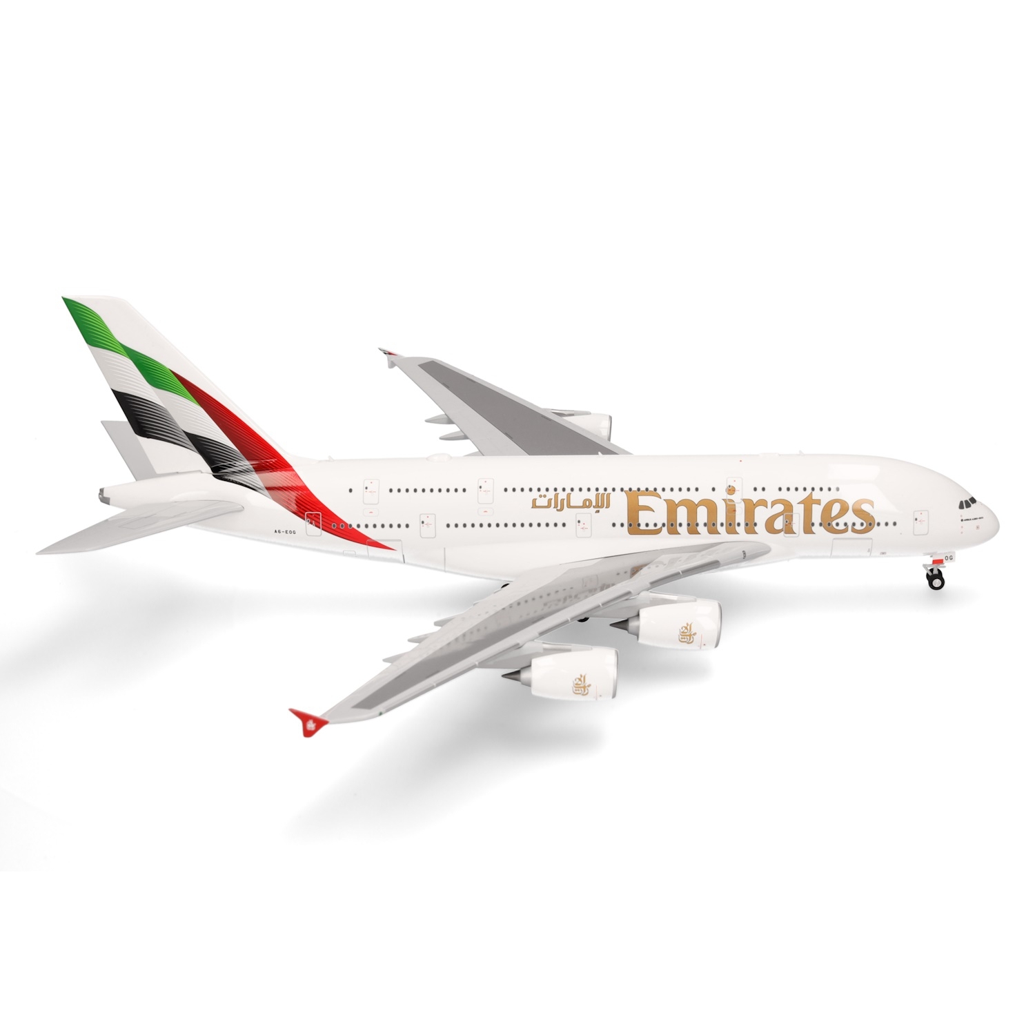 572927 - Herpa Wings - Emirates Airbus A380  - A6-EOG -