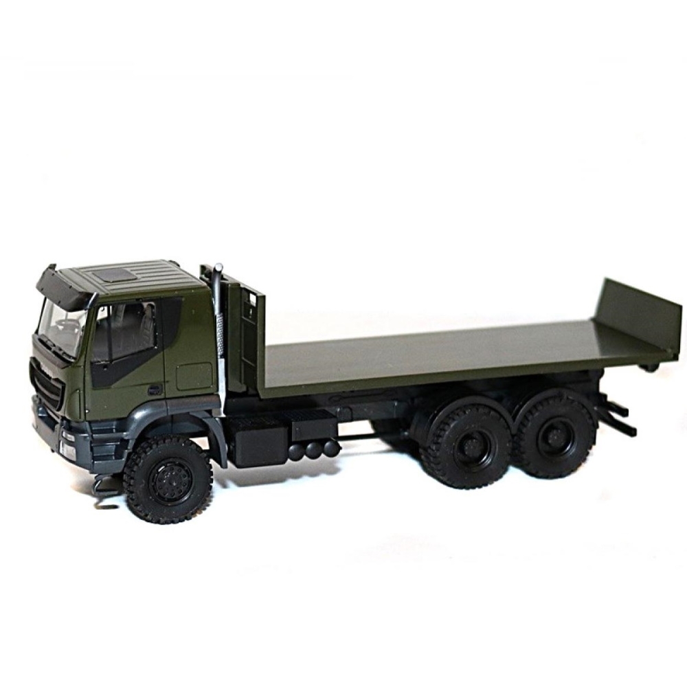 746526 - Herpa - Iveco Trakker 6x6 Allrad-Abrollflat-LKW "Bundeswehr"