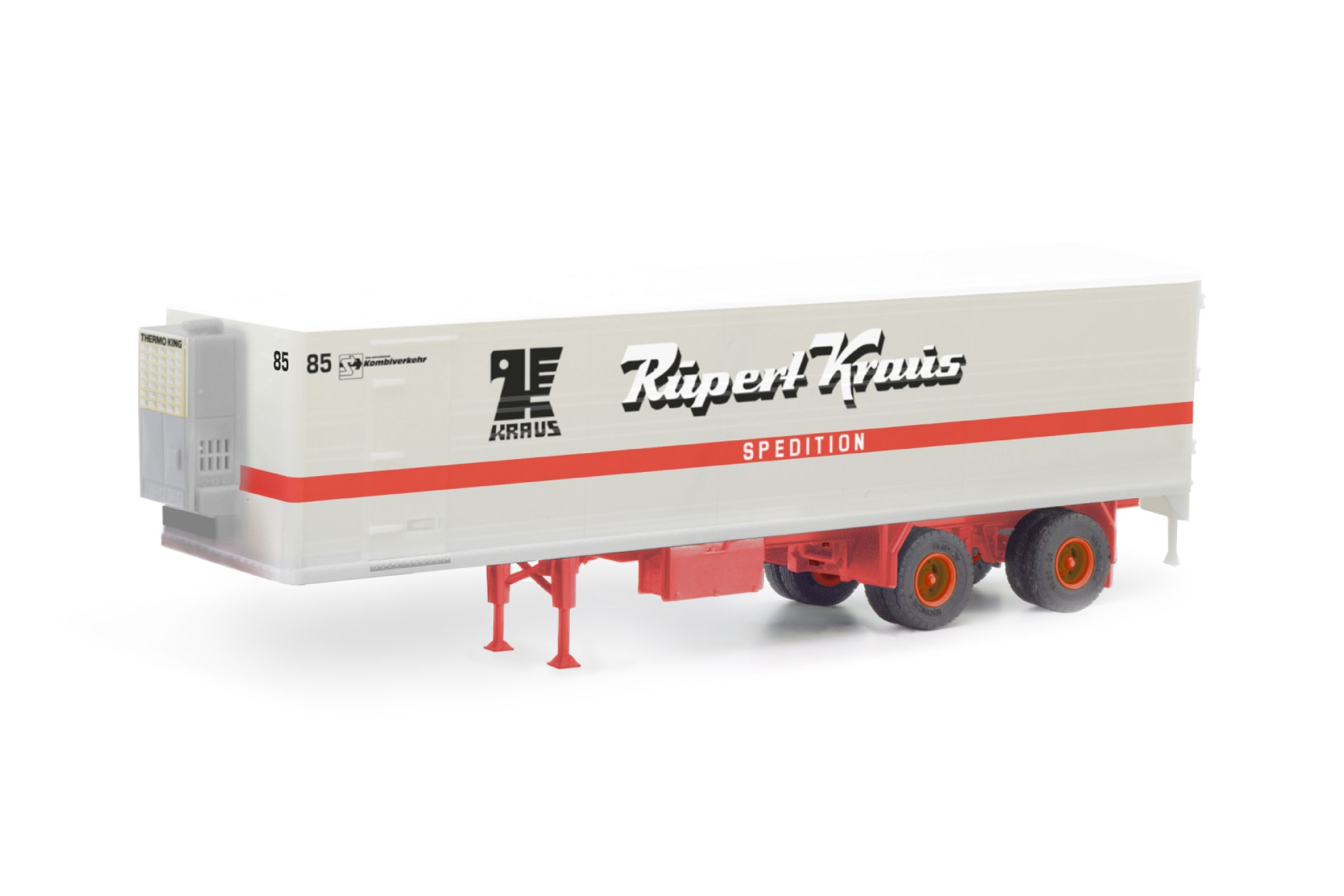 87MBS026505 - Herpa - Sidedoor reefer box trailer "Rupert Kraus"