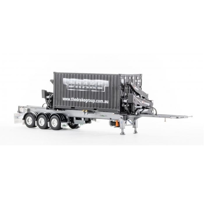 ZT09245 - Drake - Box loader corporate livery + 20ft Container - silver - AUS -