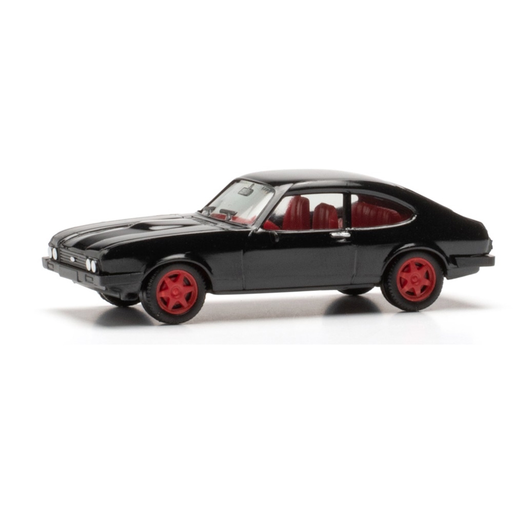 956550 - Herpa - Ford Capri II "75 years Herpa", black/red