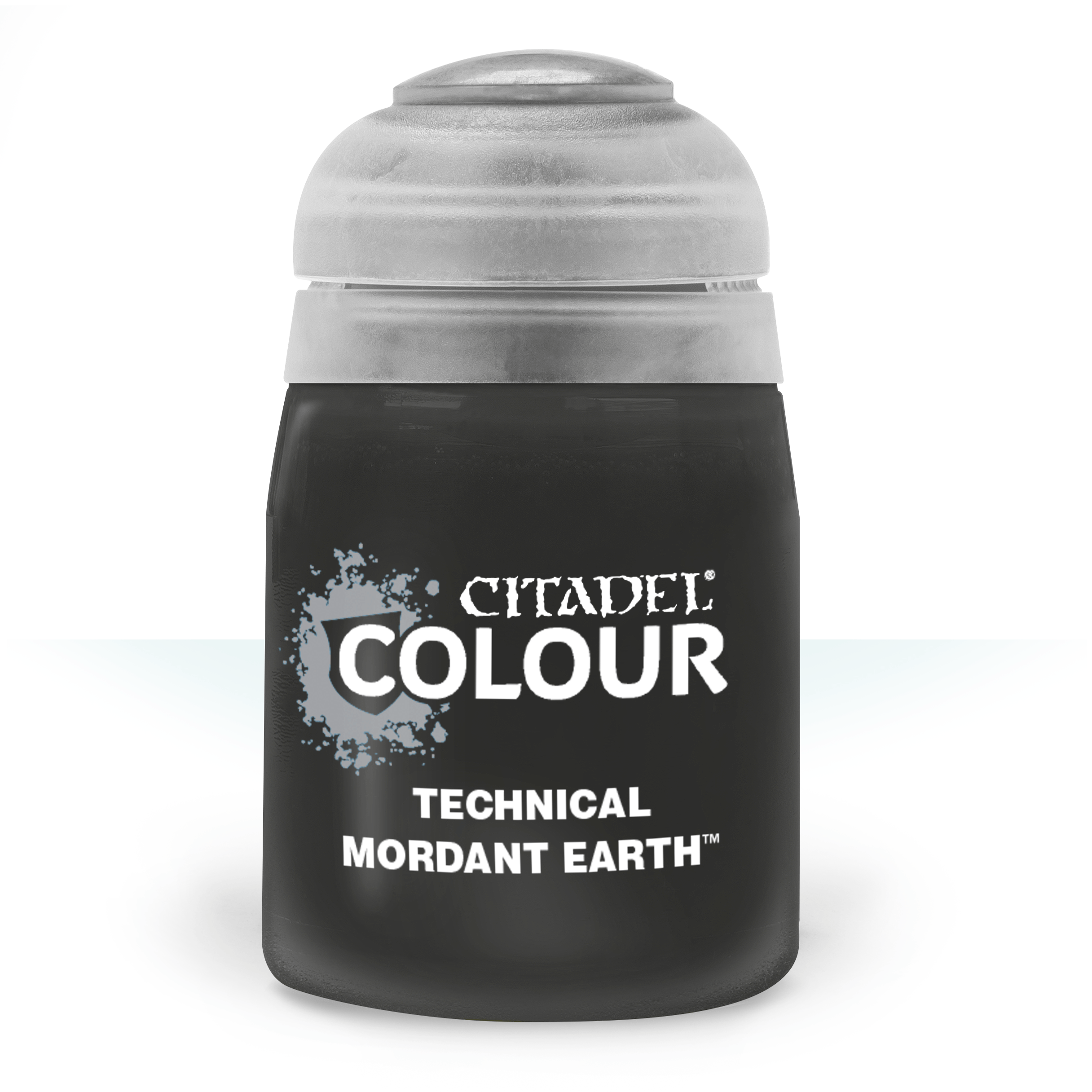 27-21 - CITADEL - MORDANT EARTH 24ml - Strukturpaste Schwarzgrau