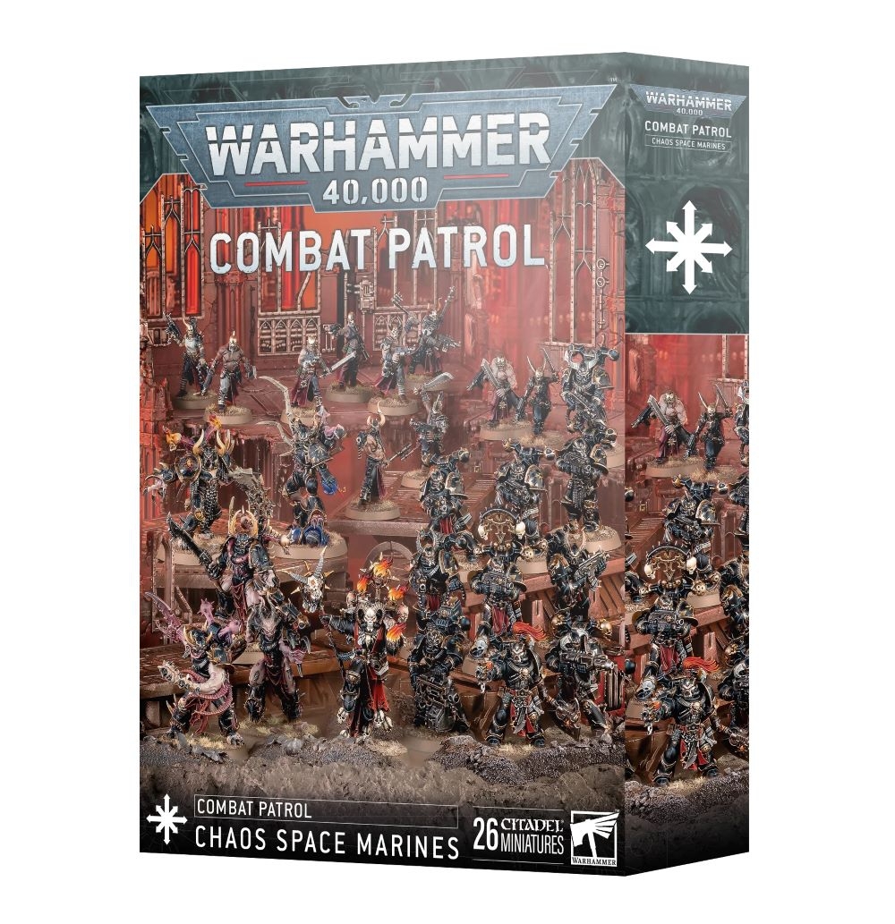 43-20 - Warhammer 40.000 - CHAOS SPACE MARINES - Combat Patrol - Tabletop