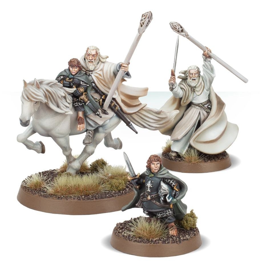 Middle Earth - Gandalf der Weiße und Peregrin Tuk - Tabletop