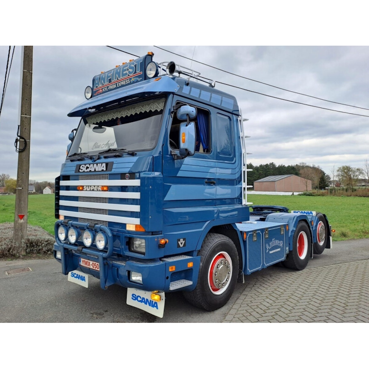 01-4661 - WSI - Scania 143 Streamline V8  6x2 Zugmaschine 3achsig - Anfinest - BE