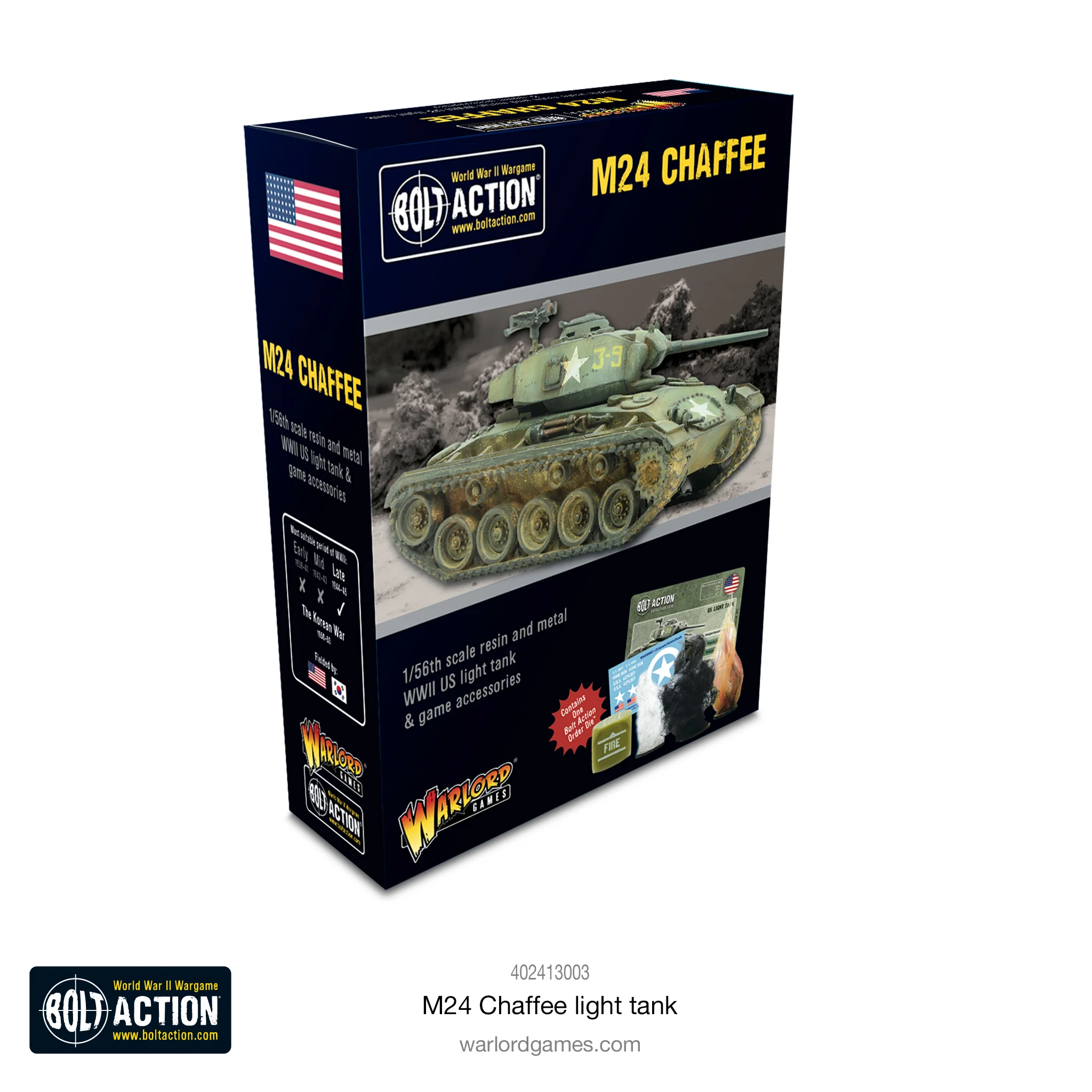 402413003 - Bolt Action - US - M24 Chaffee, US light tank