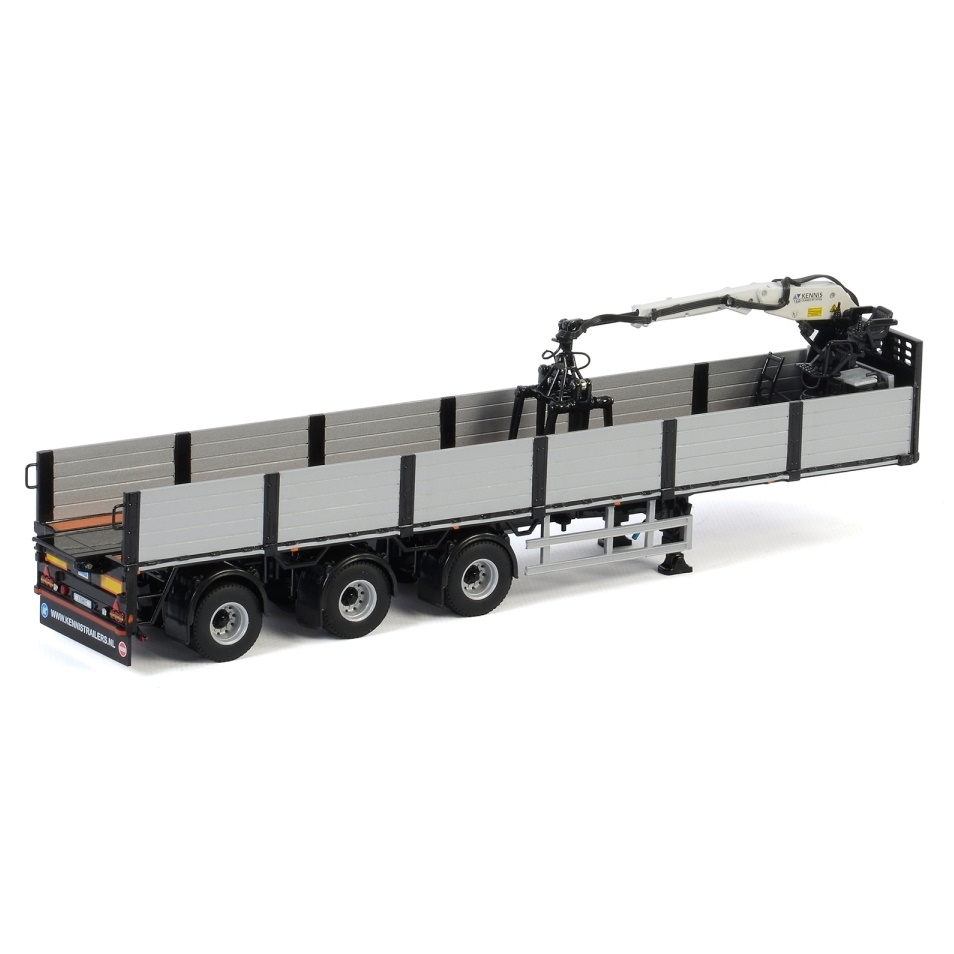 04-2087 -  WSI - brick trailer 3axle  - black -