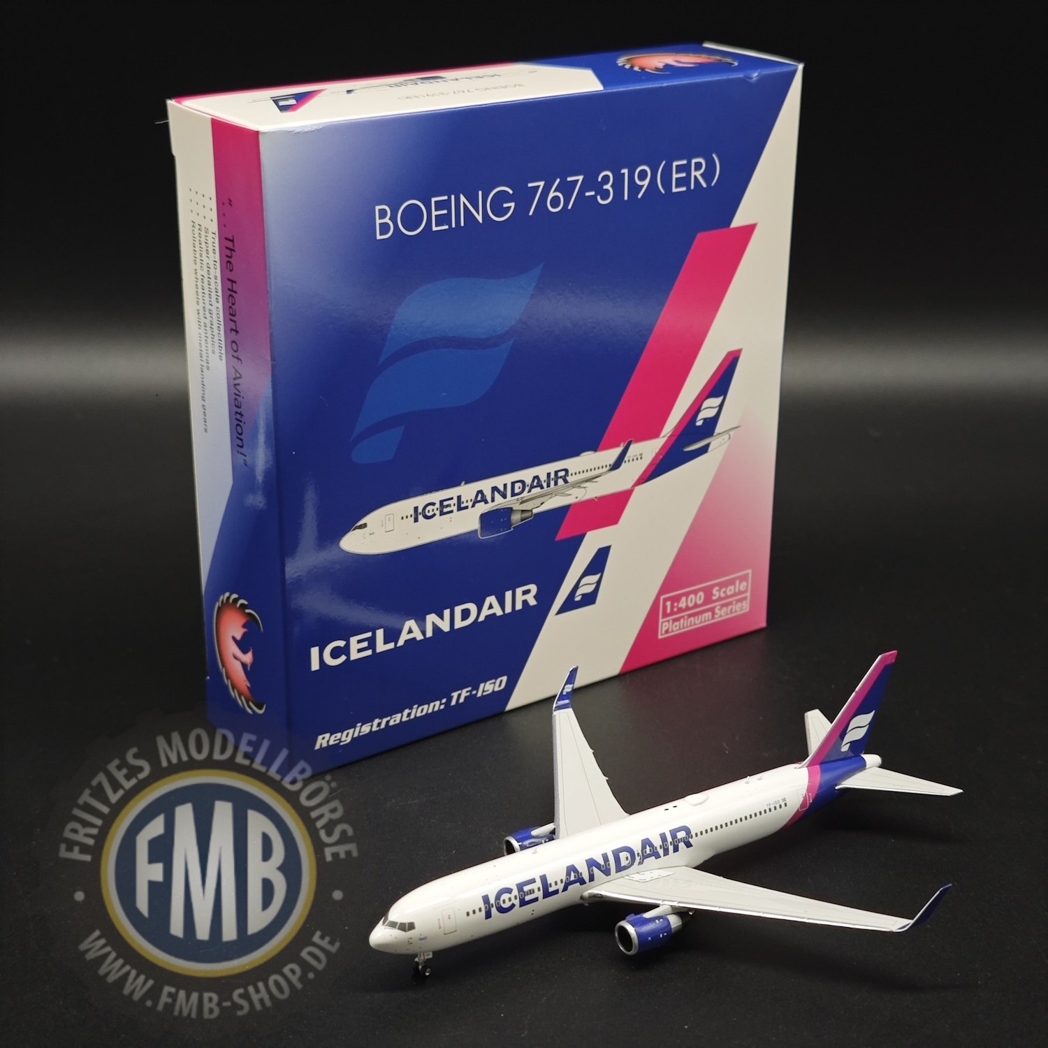 11911 - Phoenix Models - Icelandair "Magenta" Boeing 767-300ER - TF-ISO -