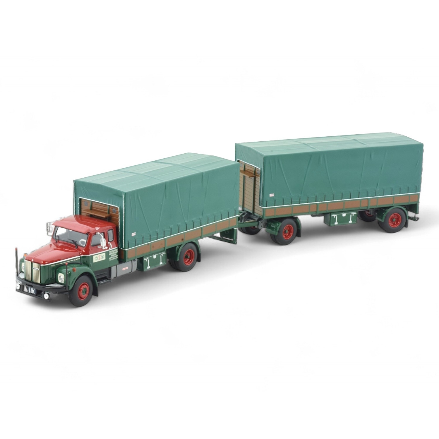 85779 - Tekno - Scania 110 Vabis with trailer 2axle  - DSW - NL -