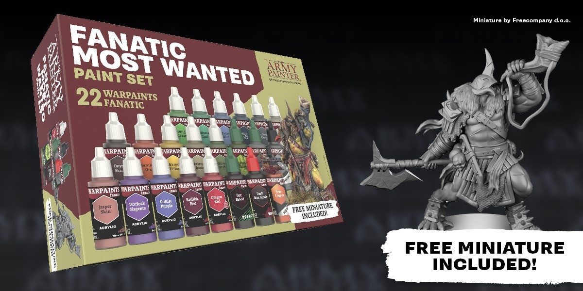 APWPF8071 - The Army Painter - Warpaints Fanatic - Most Wanted Set