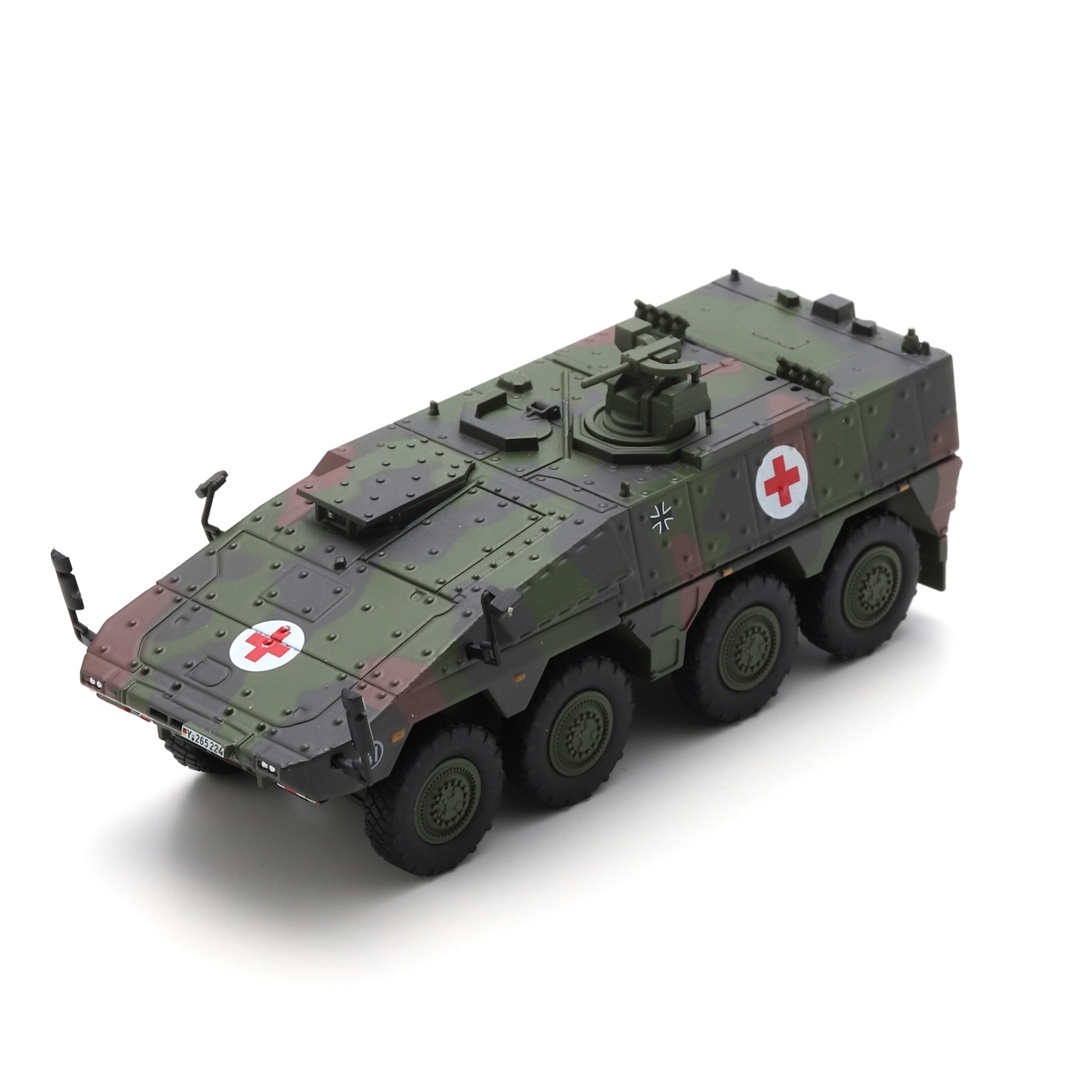 452680300 - Schuco - Artec GTK Boxer wheeled armored vehicle "Bundeswehr medic unit", camouflage