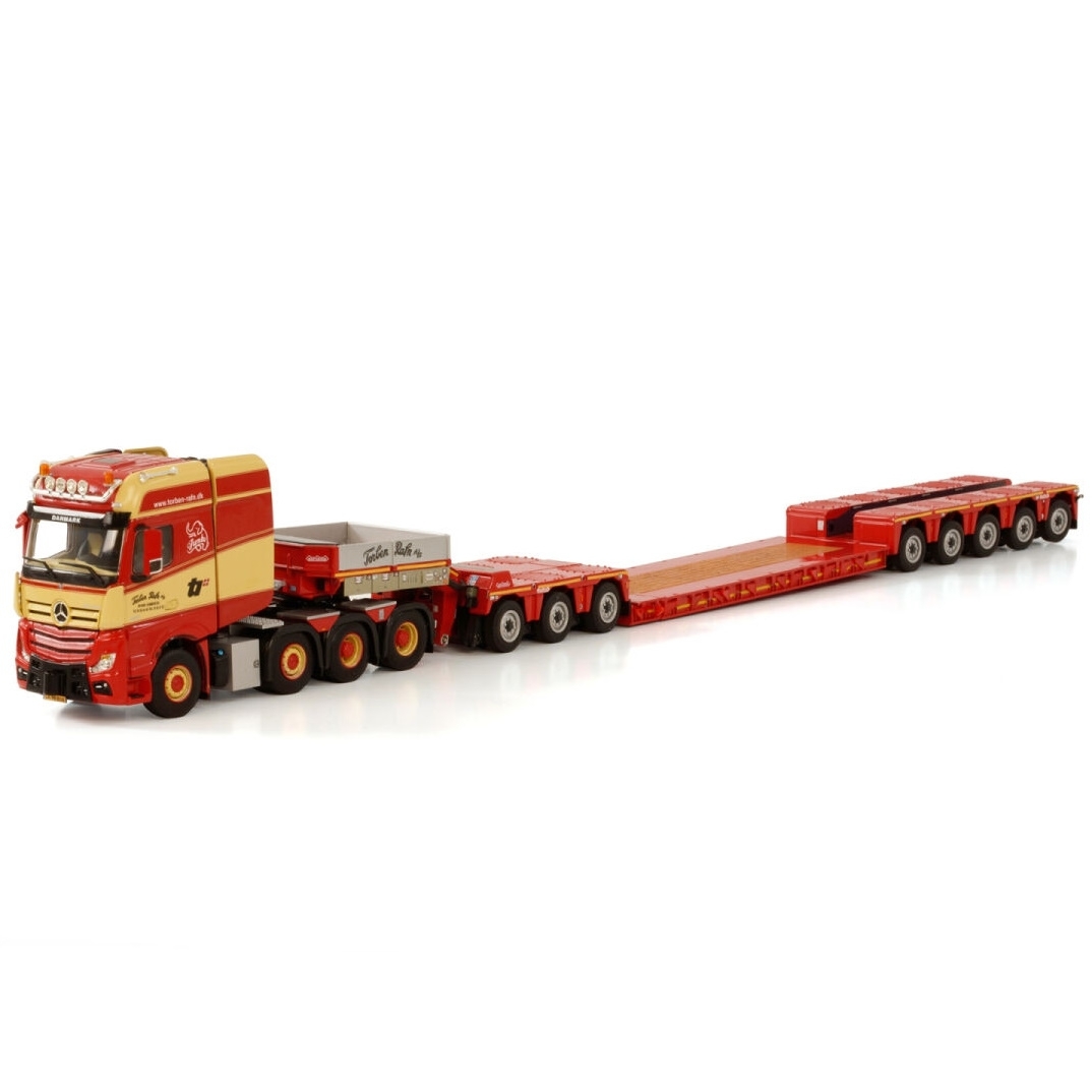 01-3844 - WSI - Mercedes-Benz Actros  SLT 8x4 + Dolly 3axle + lowloader 5axle - Torben Rafn - DK -