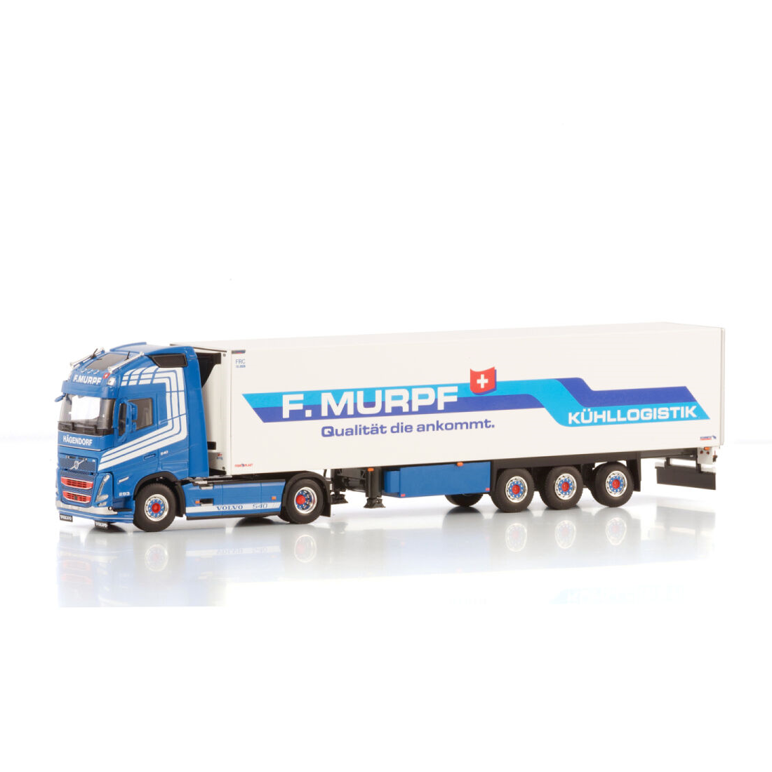 01-4344 - WSI Volvo FH5 GL XL 4x2 mit 3achs Kühlauflieger - F. Murpf AG - D -