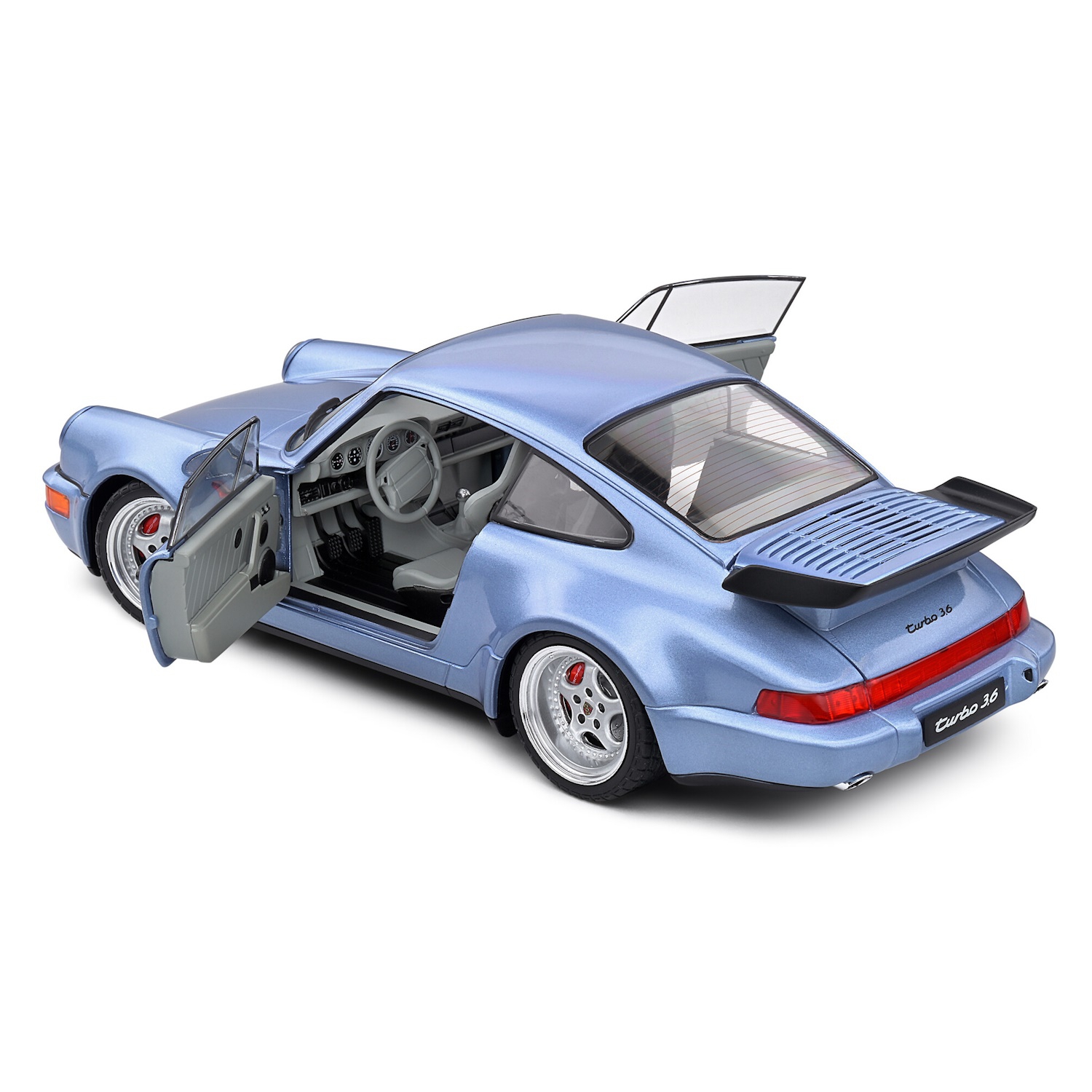 S1803408 - Solido - Porsche 911 Turbo (964) `1990, hellblau metallic