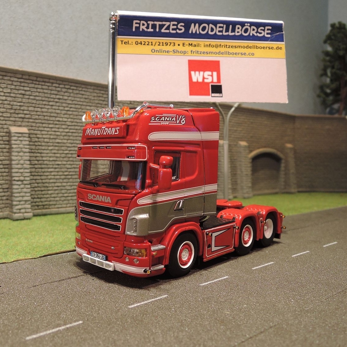 05-0035 - WSI - Scania R6 TL 6x2  3 achs Zugmaschine - Manutrans -