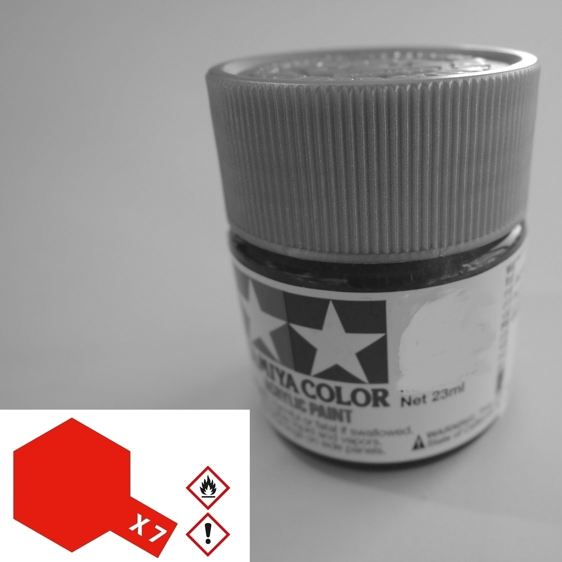 81007 - Tamiya - Acrylfarbe 23ml, rot glänzend X-7