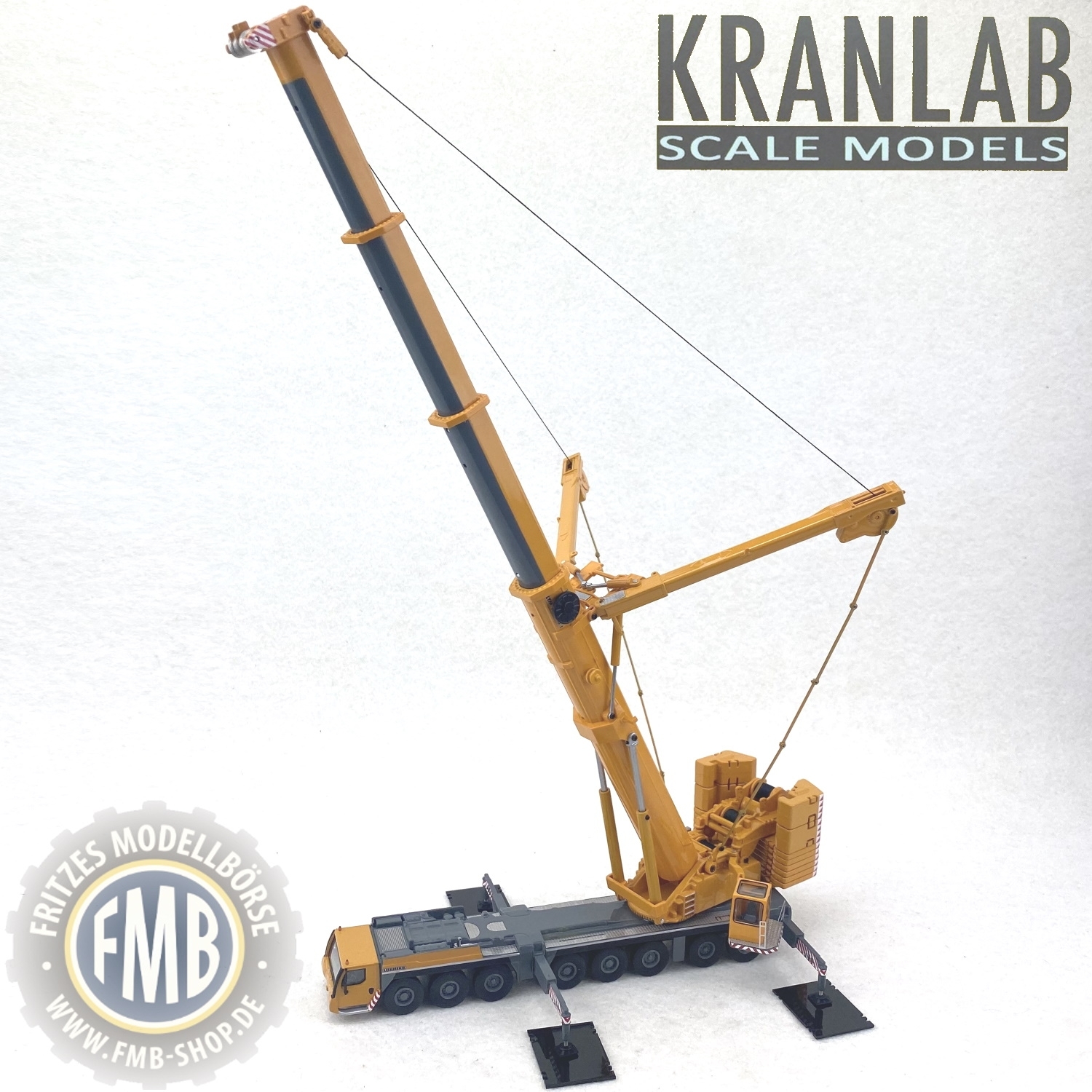 KR5003 - Kranlab - Liebherr LTM 1500-8.1 mobile crane, yellow