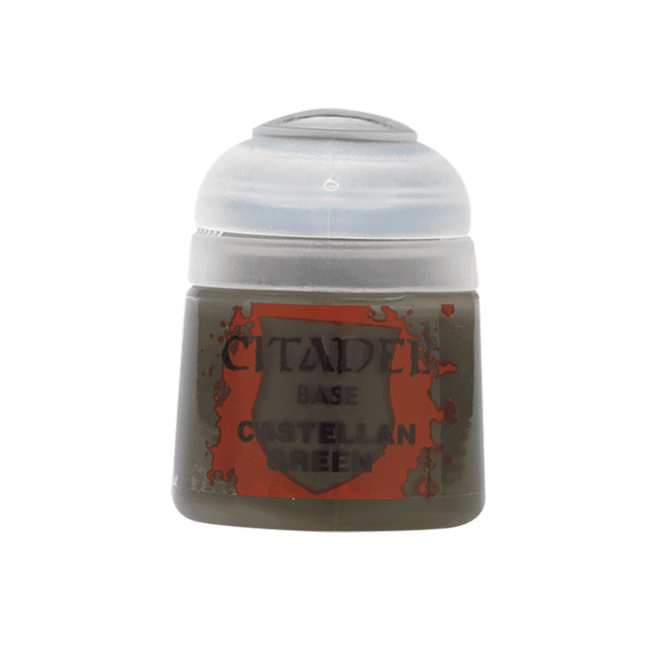 21-14 - CITADEL - BASE COLOR - CASTELLAN GREEN 12ml - Grün