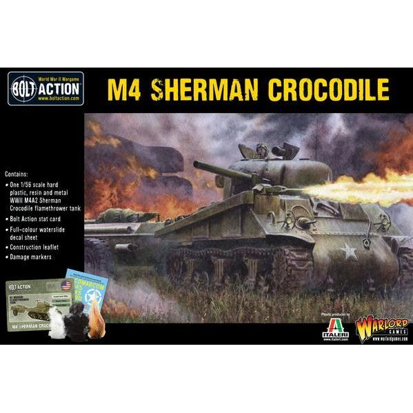 402013015 - Bolt Action - US - Sherman Crocodile flamethrower tank