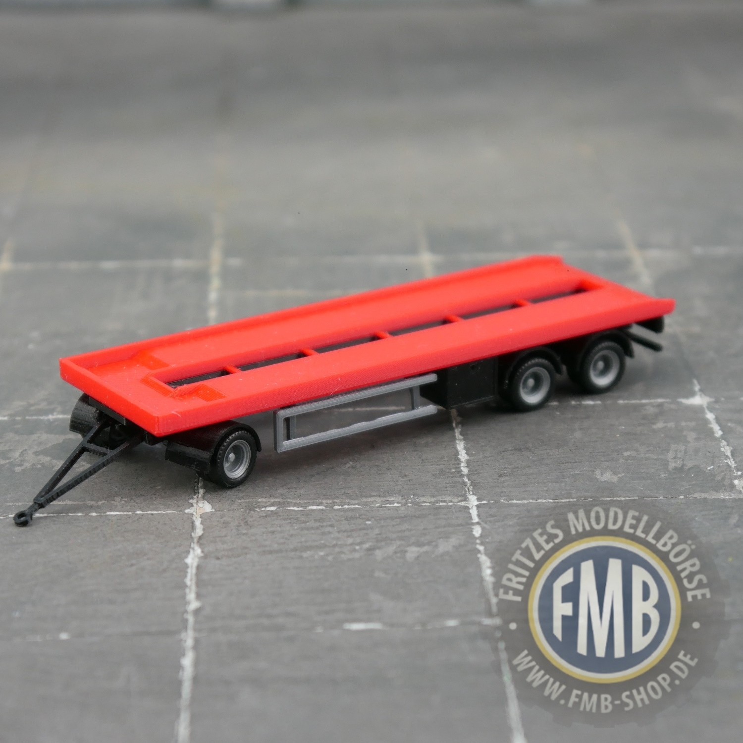 100501 - 3D-Druckfactory - Rolloff container trailer, 3axle, red/black