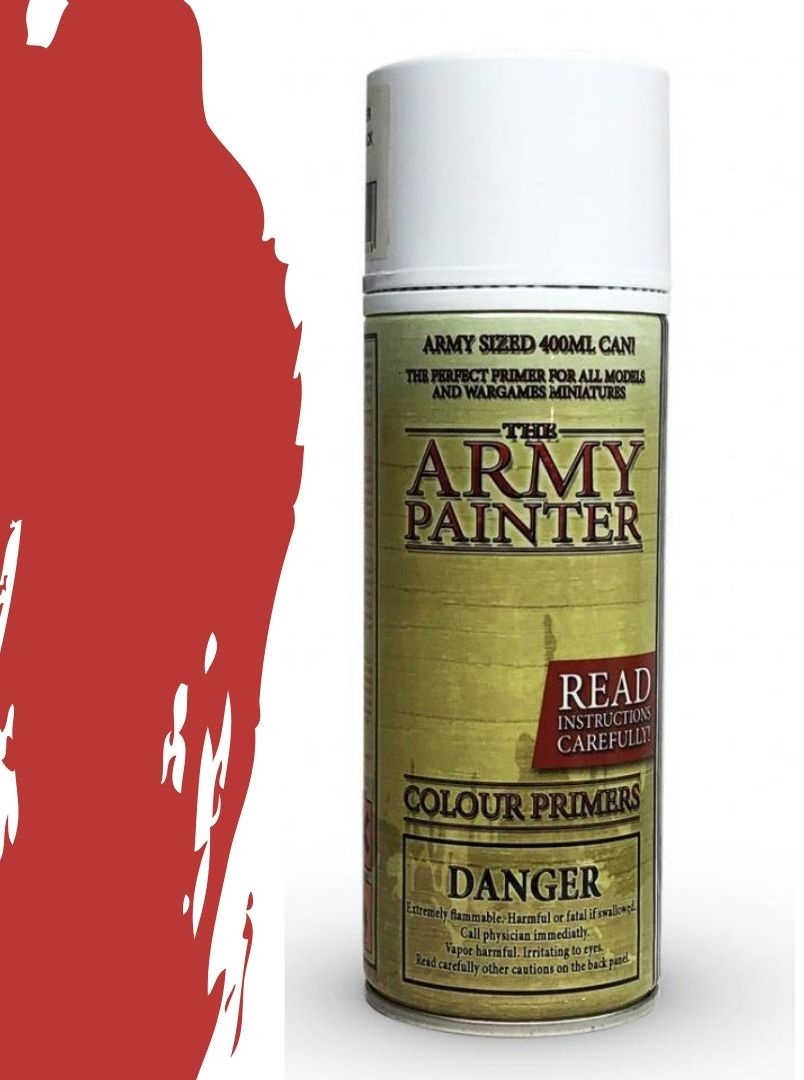 AP007 - The Army Painter - Color Primer, Pure Red 400 ml