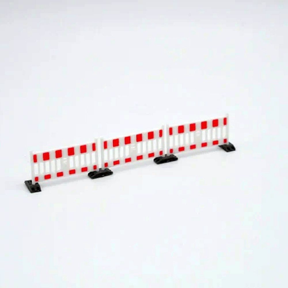 100057 - 3D-Druckfactory - Barriers, white/red - 10 piece