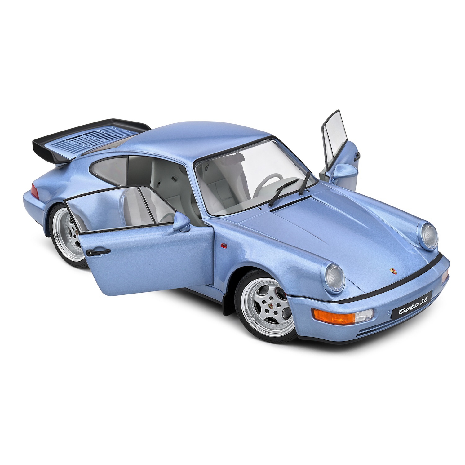 S1803408 - Solido - Porsche 911 Turbo (964) `1990, hellblau metallic